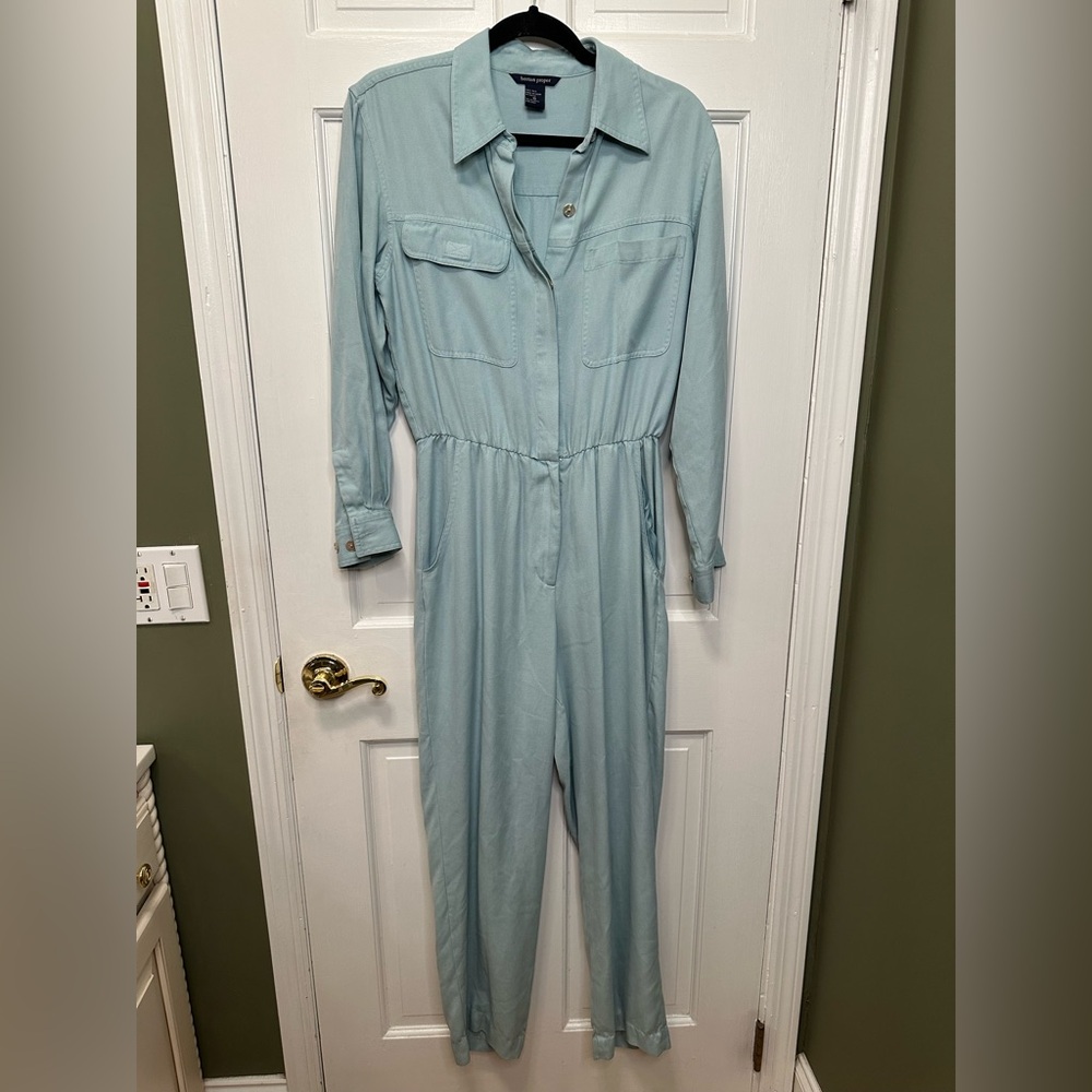 Boston Proper Silk Jumpsuit‎